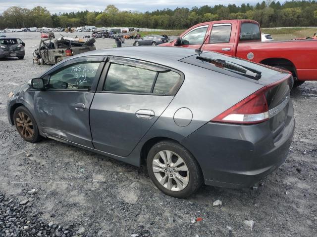 JHMZE2H72DS001858 - 2013 HONDA INSIGHT EX GRAY photo 2