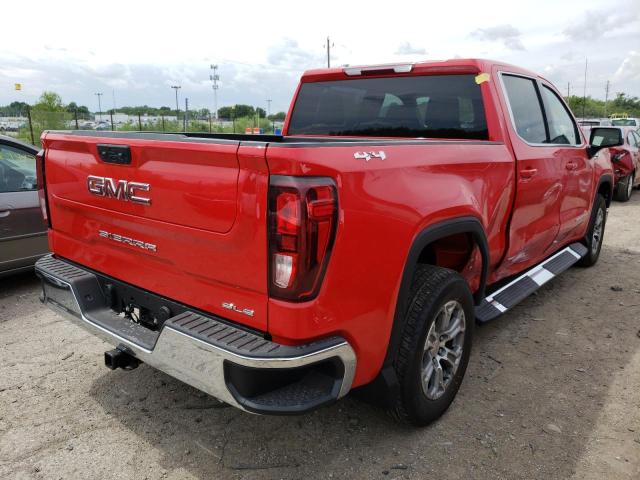 3GTUUBET4NG551331 - 2022 GMC SIERRA K1500 SLE RED photo 4