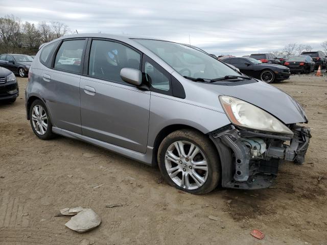 JHMGE8H41AC036025 - 2010 HONDA FIT SPORT SILVER photo 4