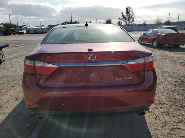 JTHBK1GGXD2041157 - 2013 LEXUS ES 350 BURGUNDY photo 6