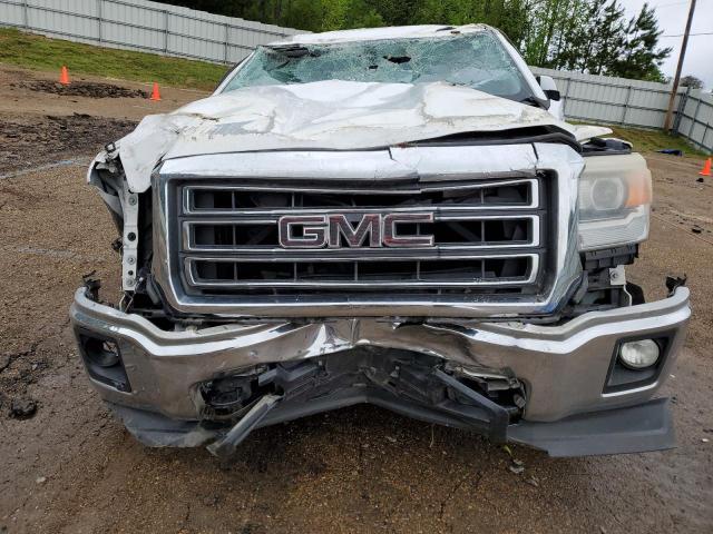 3GTU2UEC4EG438366 - 2014 GMC SIERRA K1500 SLE WHITE photo 5