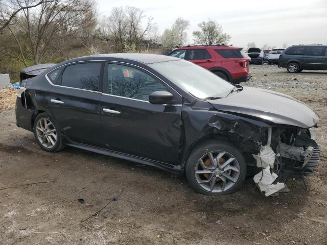 3N1AB7AP8DL701867 - 2013 NISSAN SENTRA S BLACK photo 4