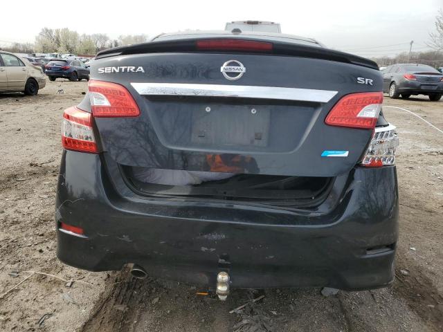 3N1AB7AP8DL701867 - 2013 NISSAN SENTRA S BLACK photo 6