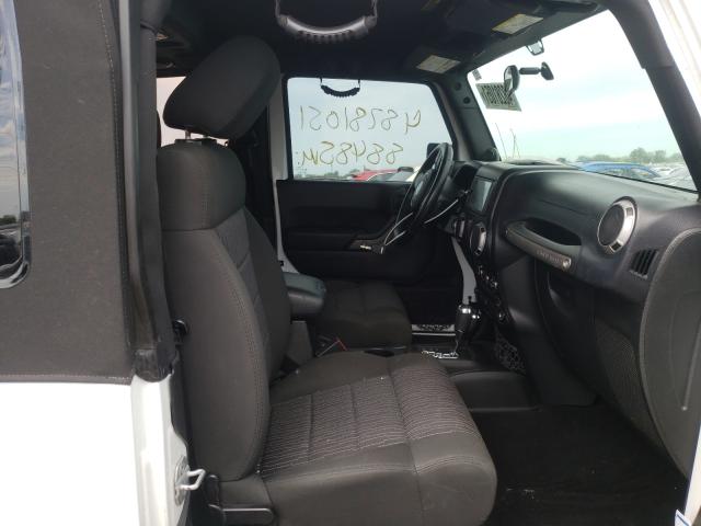 1C4AJWAG5CL278539 - 2012 JEEP WRANGLER SPORT WHITE photo 5