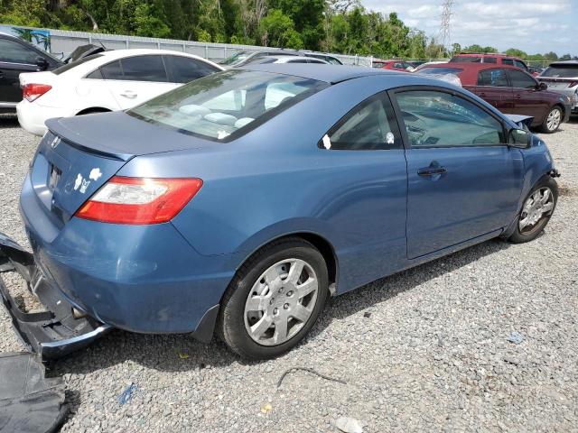 2HGFG1B67AH537198 - 2010 HONDA CIVIC LX BLUE photo 3