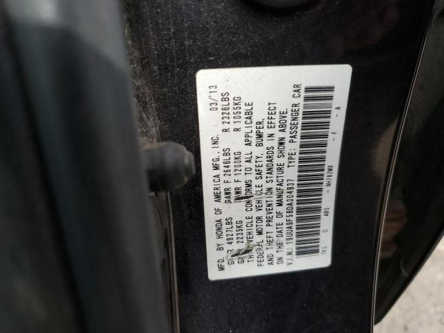 19UUA9F58DA004837 - 2013 ACURA TL TECH CHARCOAL photo 12