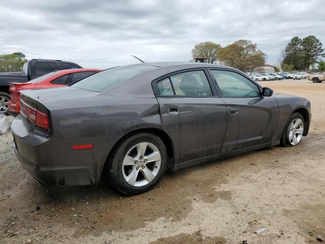 2C3CDXBG4DH544303 - 2013 DODGE CHARGER SE GRAY photo 3