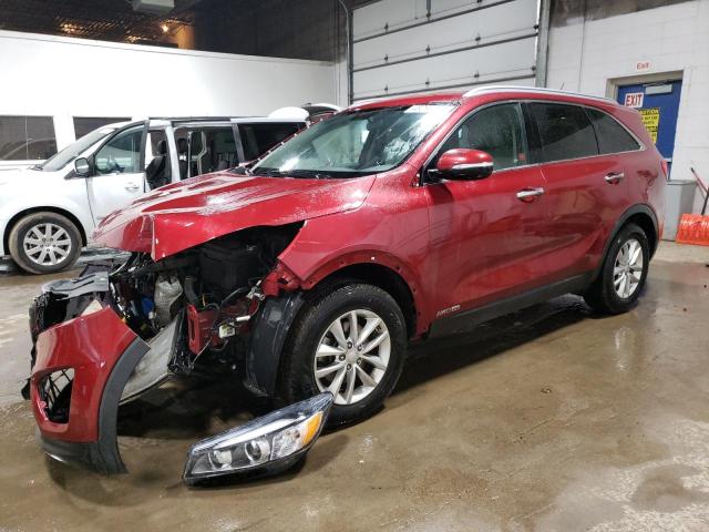 5XYPGDA51GG130854 - 2016 KIA SORENTO LX RED photo 1