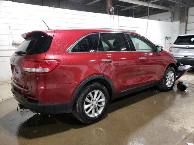 5XYPGDA51GG130854 - 2016 KIA SORENTO LX RED photo 3