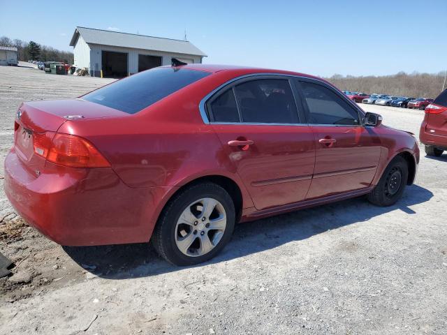 KNAGE228195340219 - 2009 KIA OPTIMA LX RED photo 3