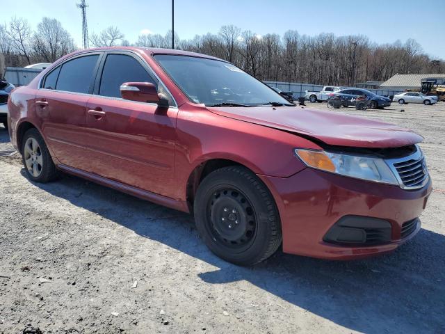 KNAGE228195340219 - 2009 KIA OPTIMA LX RED photo 4