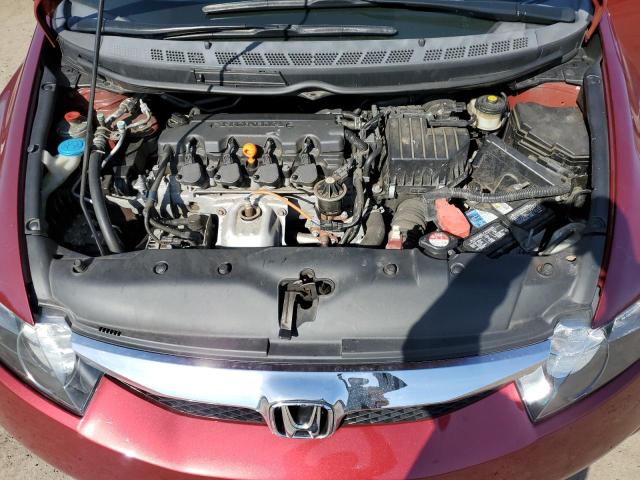2HGFA1F61AH530050 - 2010 HONDA CIVIC LX-S RED photo 11