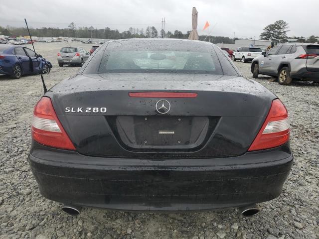 WDBWK54F06F076757 - 2006 MERCEDES-BENZ SLK 280 BLACK photo 6