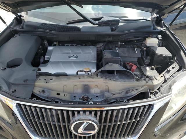 2T2ZK1BA9AC004905 - 2010 LEXUS RX 350 BLACK photo 12