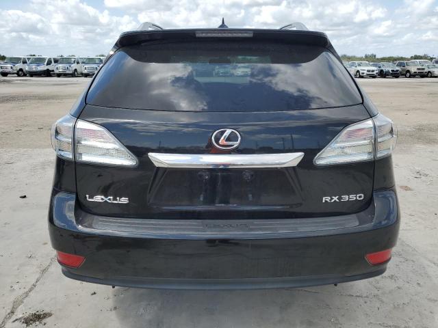 2T2ZK1BA9AC004905 - 2010 LEXUS RX 350 BLACK photo 6