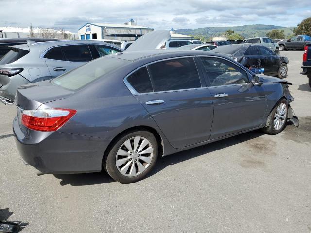 1HGCR2F8XEA236606 - 2014 HONDA ACCORD EXL GRAY photo 3