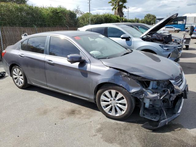 1HGCR2F8XEA236606 - 2014 HONDA ACCORD EXL GRAY photo 4