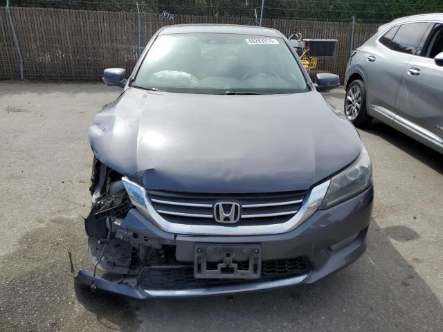 1HGCR2F8XEA236606 - 2014 HONDA ACCORD EXL GRAY photo 5