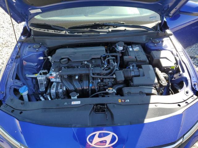 KMHLL4DG7RU658239 - 2024 HYUNDAI ELANTRA SE BLUE photo 11