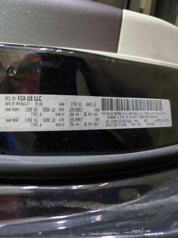 2C4RC1EG4HR570241 - 2017 CHRYSLER PACIFICA TOURING L PLUS BLACK photo 13