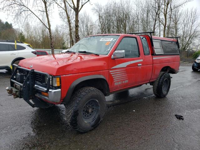 1N6HD16Y5PC407974 - 1993 NISSAN TRUCK KING CAB SE RED photo 1