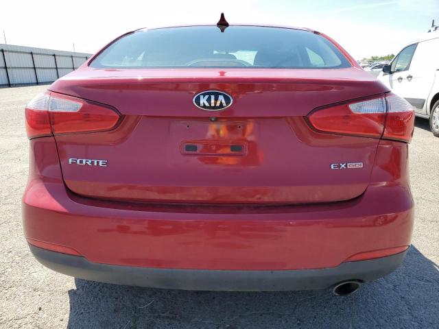 KNAFX4A8XE5139044 - 2014 KIA FORTE EX RED photo 6