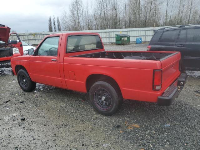 1GTCS14R4M8530128 - 1991 GMC SONOMA RED photo 2