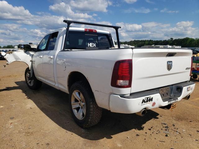 1C6RR7HT9ES137638 - 2014 RAM 1500 SPORT WHITE photo 2