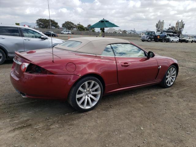 SAJWA44B275B08177 - 2007 JAGUAR XK RED photo 3