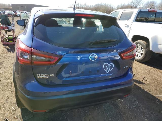 JN1BJ1AW5MW439568 - 2021 NISSAN ROGUE SPOR S BLUE photo 6