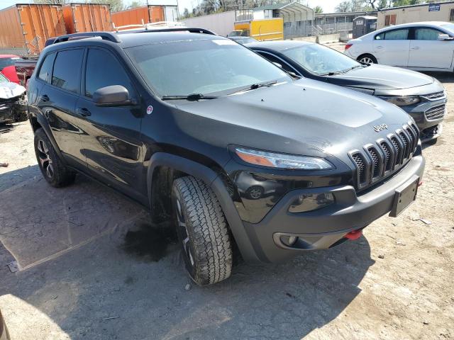 1C4PJMBS4HW529459 - 2017 JEEP CHEROKEE TRAILHAWK BLACK photo 4