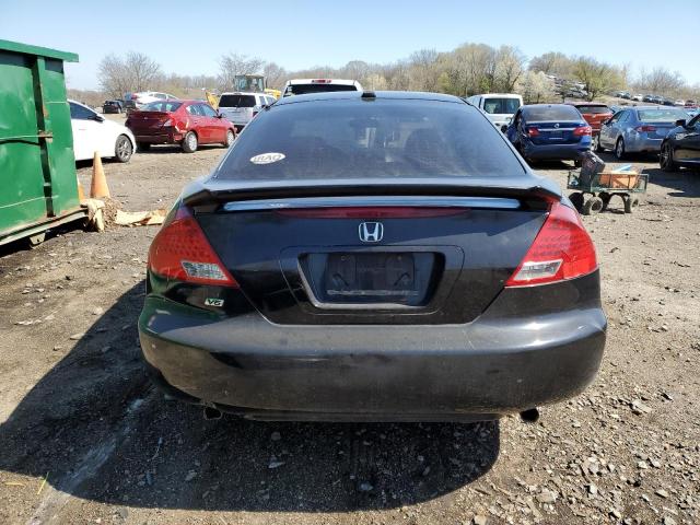 1HGCM82667A004254 - 2007 HONDA ACCORD EX BLACK photo 6