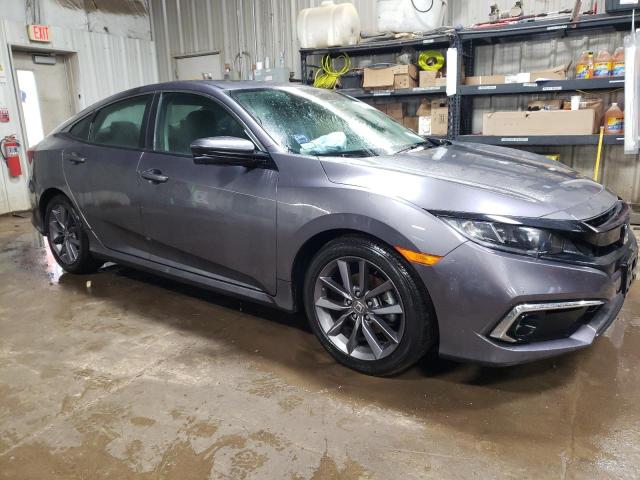 19XFC1F35ME003126 - 2021 HONDA CIVIC EX GRAY photo 4