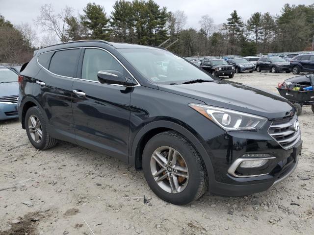 5NMZUDLB8JH074574 - 2018 HYUNDAI SANTA FE BLACK photo 4