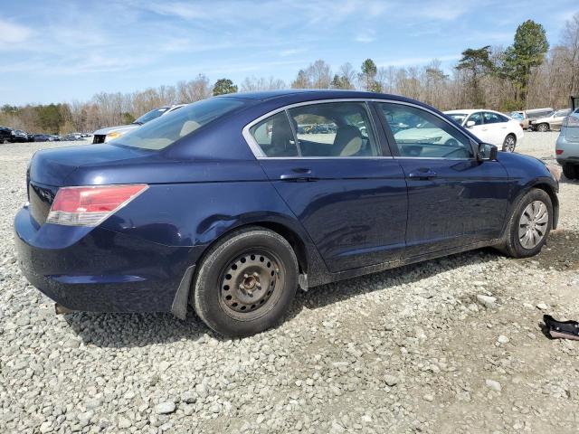 JHMCP263X8C035756 - 2008 HONDA ACCORD LX BLUE photo 3