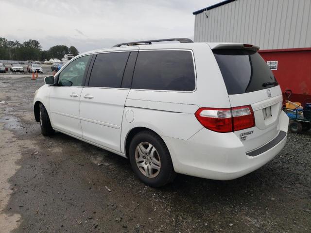 5FNRL38627B460099 - 2007 HONDA ODYSSEY EXL WHITE photo 2