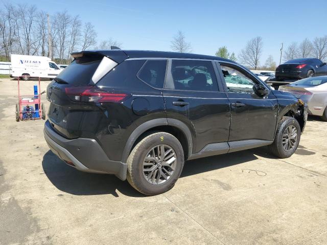 5N1BT3ABXNC717928 - 2022 NISSAN ROGUE S BLACK photo 3
