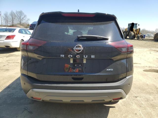 5N1BT3ABXNC717928 - 2022 NISSAN ROGUE S BLACK photo 6