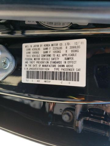 JH4CU2E87CC011624 - 2012 ACURA TSX SE BLACK photo 12