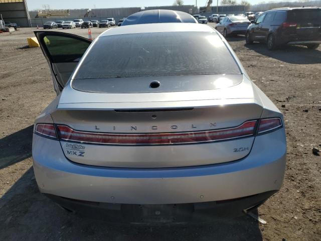 3LN6L2LUXER804689 - 2014 LINCOLN MKZ HYBRID SILVER photo 6