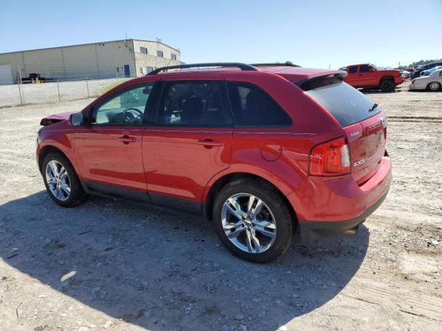 2FMDK3J98CBA90006 - 2012 FORD EDGE SEL RED photo 2