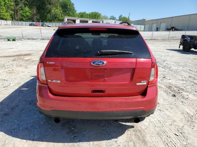 2FMDK3J98CBA90006 - 2012 FORD EDGE SEL RED photo 6