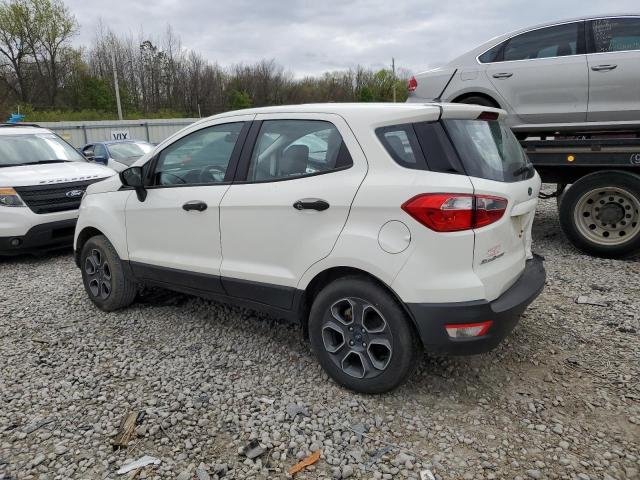 MAJ3P1RE4JC195345 - 2018 FORD ECOSPORT S WHITE photo 2