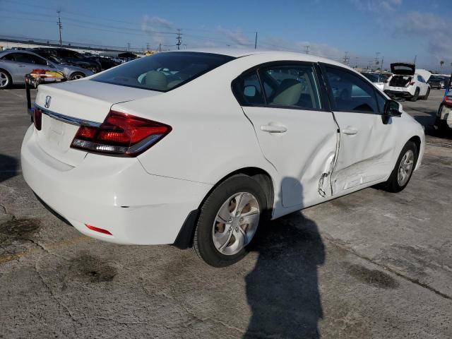 19XFB2F51DE285730 - 2013 HONDA CIVIC LX WHITE photo 3