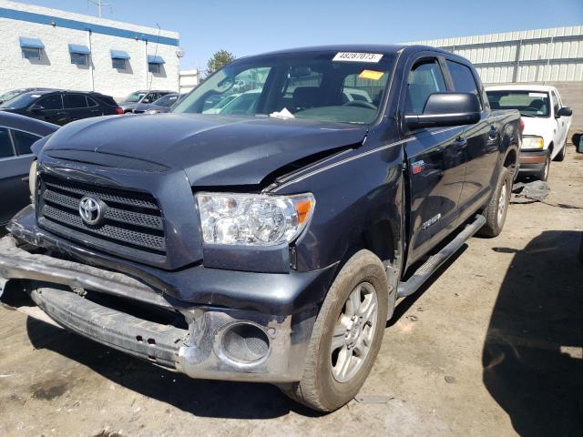 5TFDV54118X082004 - 2008 TOYOTA TUNDRA CREWMAX BLUE photo 1