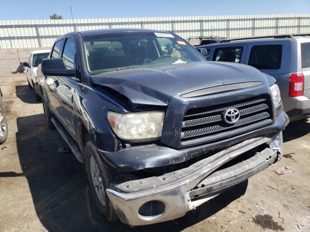 5TFDV54118X082004 - 2008 TOYOTA TUNDRA CREWMAX BLUE photo 4