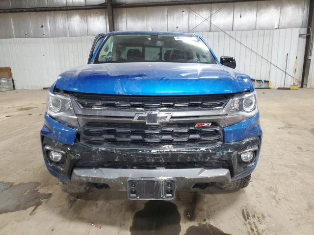 1GCGTDEN2N1331195 - 2022 CHEVROLET COLORADO Z71 BLUE photo 5