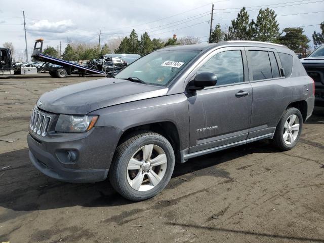 1C4NJDBB2FD316865 - 2015 JEEP COMPASS SPORT GRAY photo 1