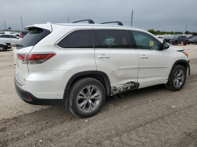 5TDKKRFH1ES032481 - 2014 TOYOTA HIGHLANDER XLE Ağ foto 3