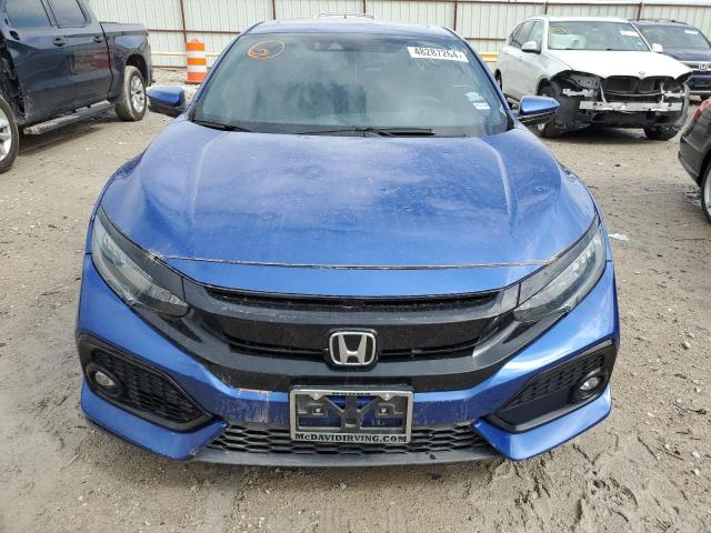 SHHFK7H95JU213057 - 2018 HONDA CIVIC SPORT TOURING BLUE photo 5